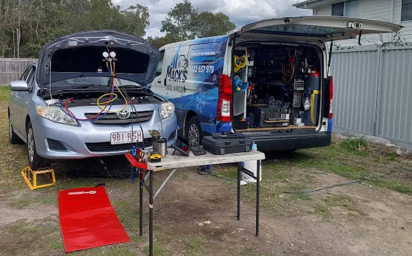Mack's Cool Aircon mobile service van